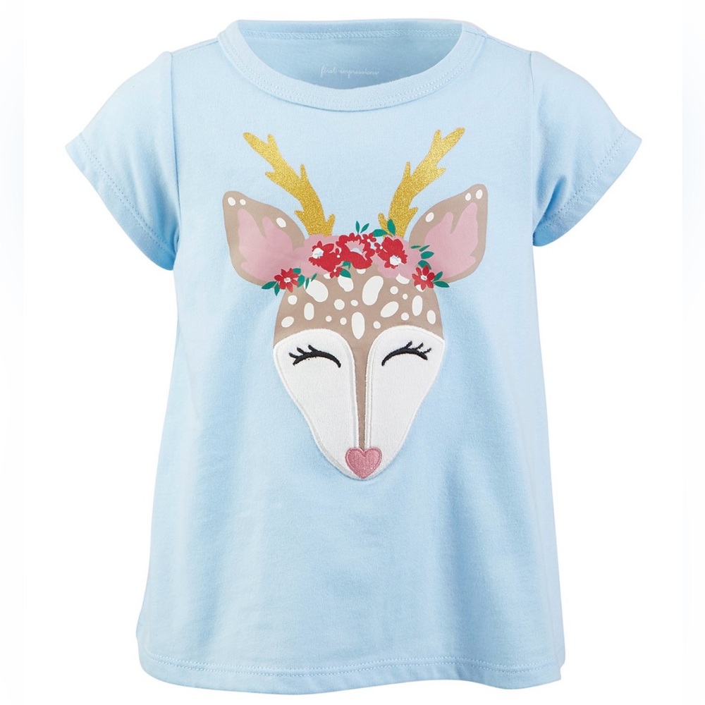 NWT Baby Girls Sweet Doe T-Shirt 3-6 Months